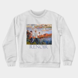 Oarsmen at Chatou (1872) by Pierre-Auguste Renoir Crewneck Sweatshirt